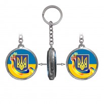 Брелок 6975 объемный Украина Герб
